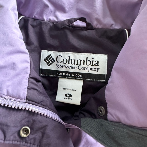 Women’s Columbia Purple Ski Coat sz M - Picture 4 of 5